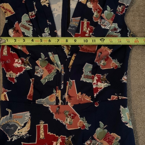 Millie Moore Pinup Wiggle Dress Small - Picture 10 of 11